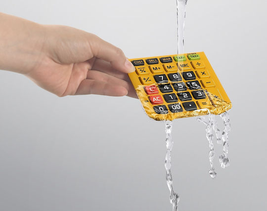 Casio Джобен калкулатор в Черен Цвят
