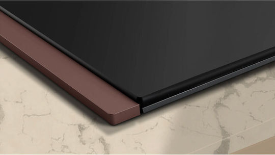 Neff Smart Индукционен Плот с Рамка Автономен с Абсорбатор и Lock Function 83.4x52.7см Brushed Bronze