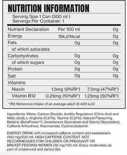 Cellucor C4 Energy Drink with Carbonation in Box 500ml