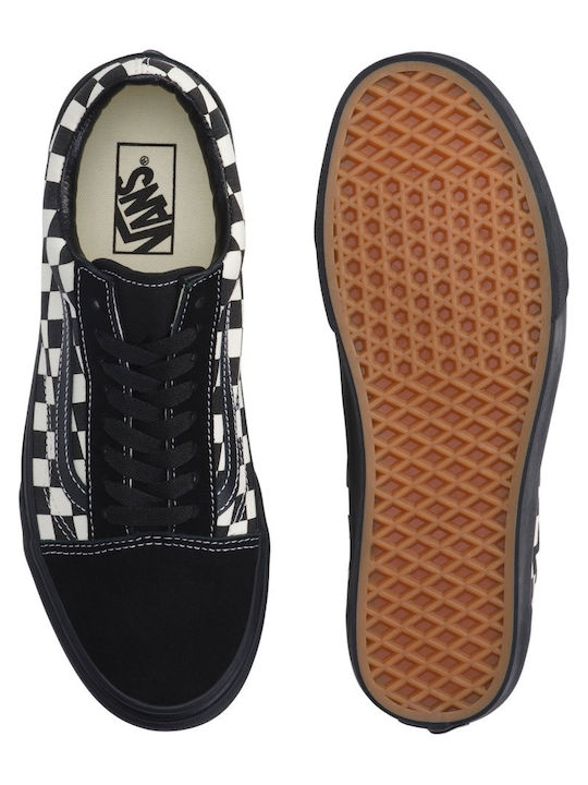 Old Skool Checkerboard Мъжки Сникърси Черни / Бели