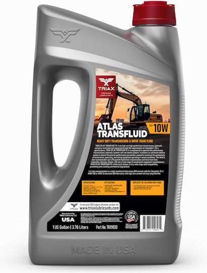 Ulei Transmisie Cat To-4 Triax Atlas Hd Transfluid 10w 3,78 L