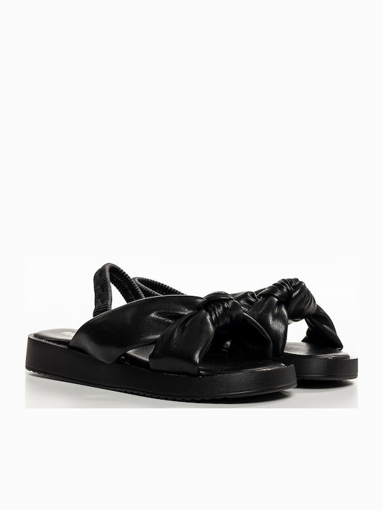 Sandale Tip Pantof Negre