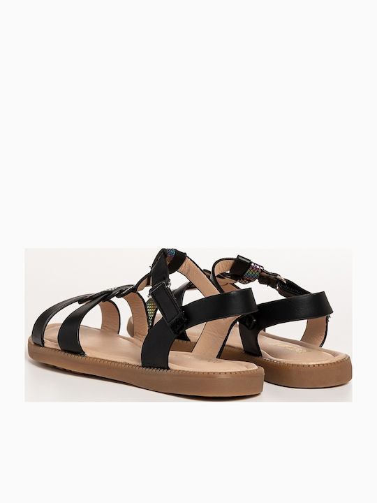 Sandale Tip Pantof Negre