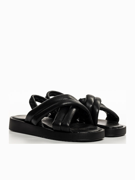 Sandale Tip Pantof Negre