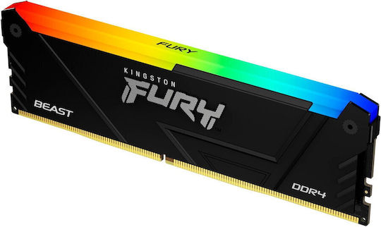 Kingston Fury Beast 32GB DDR4 RAM с 4 модула (4x8GB) и Скорост 3200 за Настолен компютър