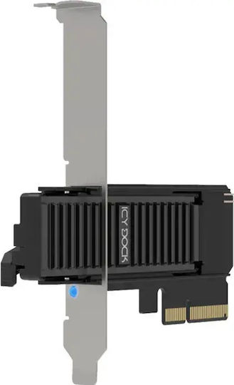 Αξεσουάρ Σκληρών Δίσκων Icydock 1x M.2 Nvme To Pcie 4.0x 4 Card W Tray