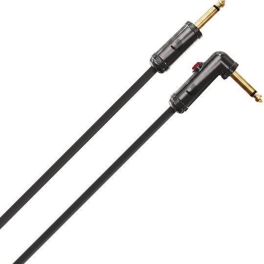 Daddario Kabel 6,3mm Stecker - 6,3mm Stecker 6m Schwarz (PW-AGLRA-20)