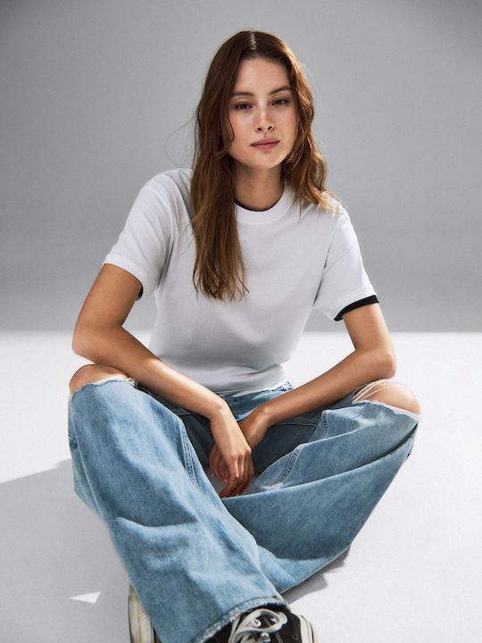 Women's Cotton Blouse Off White