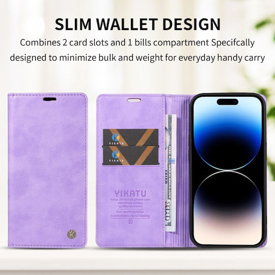 Yikatu Yk-006 Book Case Purple Oppo Reno16 5G Reno16 Pro 5G
