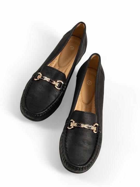 Γυναικεία Loafers σε Μαύρο Χρώμα