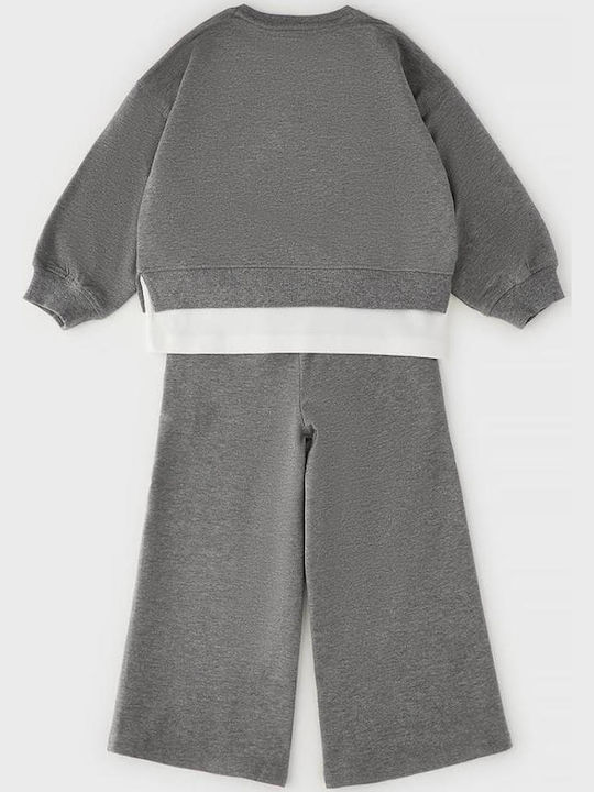 Kids Tracksuit Set With Top Grey