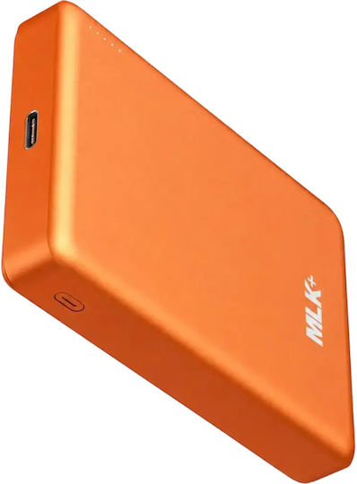 MLK+ LX12P MagSafe Външна батерия 10000mAh 20W Оранжева