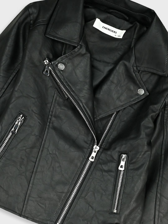 Kids Casual Short Jacket Black