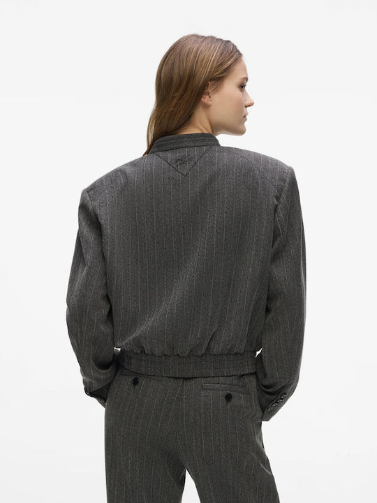 Women's Bomber Jacket Grey