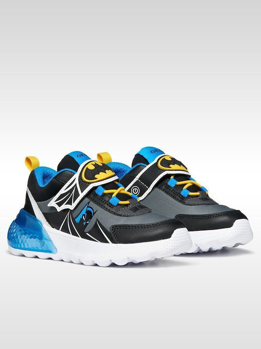 Kinder Sneaker Anatomisch mit Lichtern Schwarz