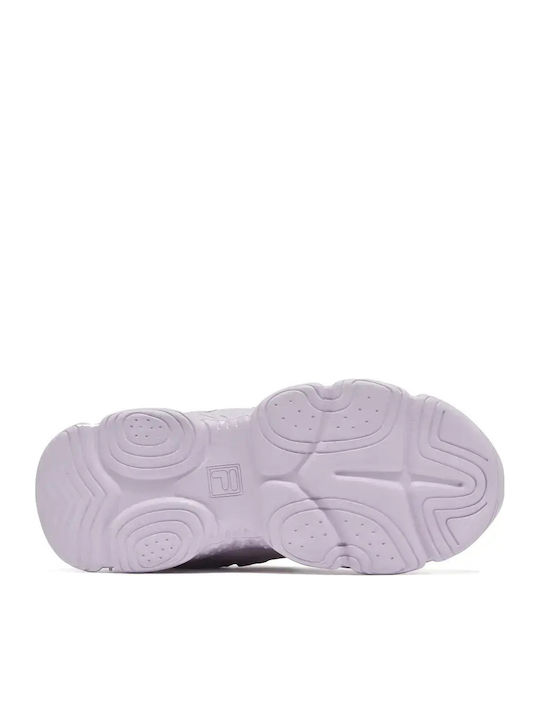 Kinder Sneaker mit Bügel- und Schleifenverschluss Lila
