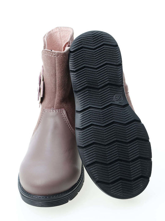 Anatomische Wildleder Kinderstiefel Rosa