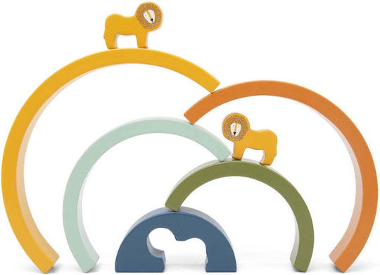 Trixie Animăluță Curcubeu Mr Lion din Lemn pentru 12+ Luni