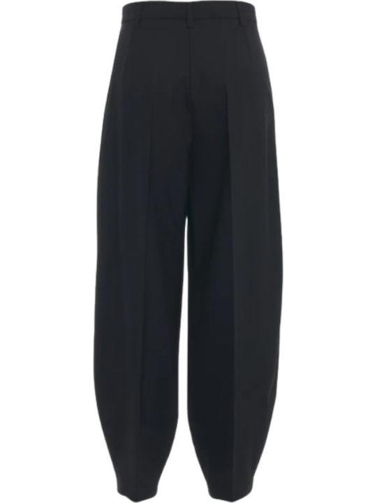 Women's Fabric Trousers Black
