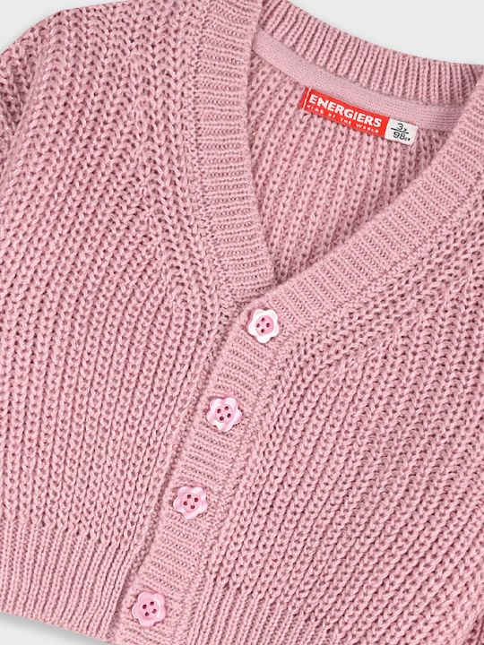 Kids Knitted Cardigan Rose Rose Rose
