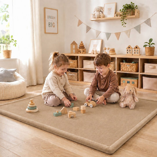 Подредба Детски Килими Бежови 150x200см