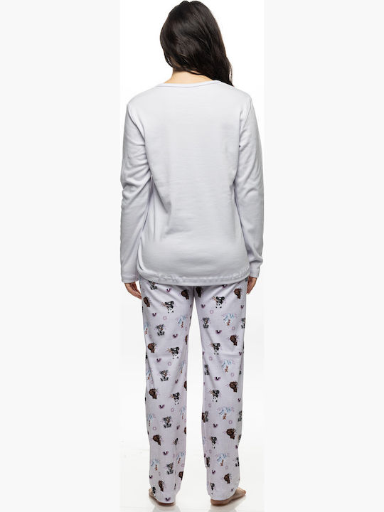 Galaxy Galaxy Damen Schlafanzug Set Baumwollene Flieder