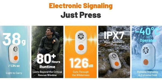 NiteCore Nwe10 Σφυρίχτρα Επιβίωσης