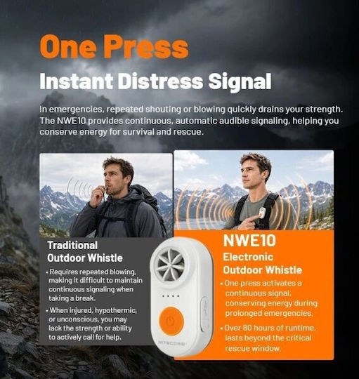 NiteCore Nwe10 Survival Whistle