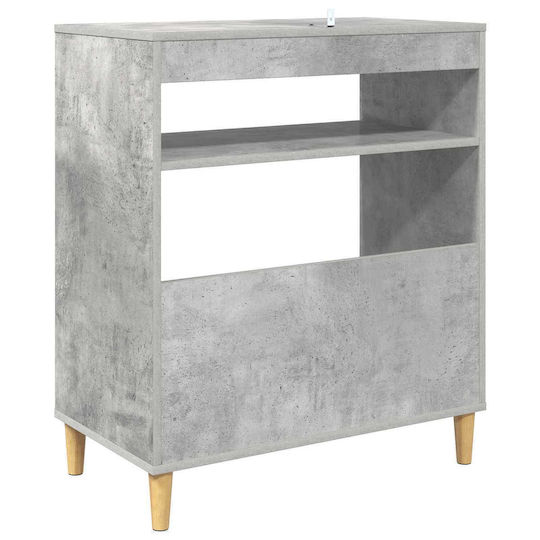 vidaXL Мебел Hi-Fi Сив 39.5x71x83cm