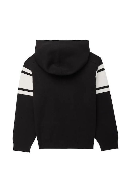Kids Sweatshirt with Black-White Hood