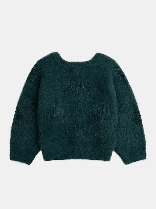 Kids Sweatshirt Cardigan Green