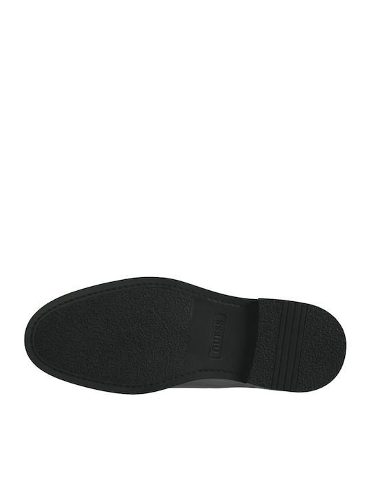 Leder Chelsea Herrenstiefel Schwarz