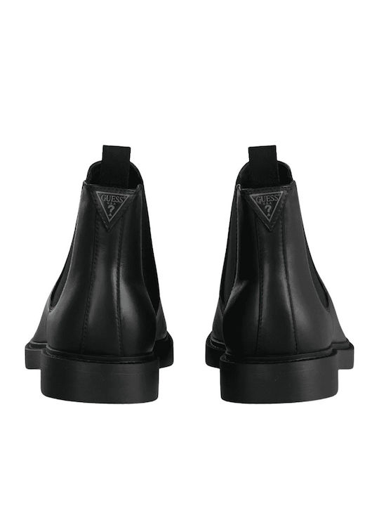 Leder Chelsea Herrenstiefel Schwarz
