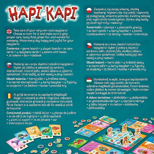 Επιτραπέζιο Παιχνίδι Hapi Kapi για 2-4 Παίκτες 5+ Ετών Trefl