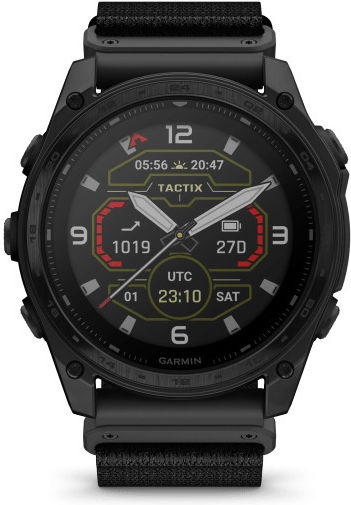 Garmin Tactix 8 Solar Elite Titanium 51mm Waterproof Smartwatch cu Purtător de Puls (Negru)