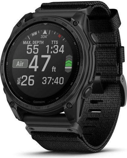 Garmin Tactix 8 Solar Elite Titanium 51mm Waterproof Smartwatch cu Purtător de Puls (Negru)
