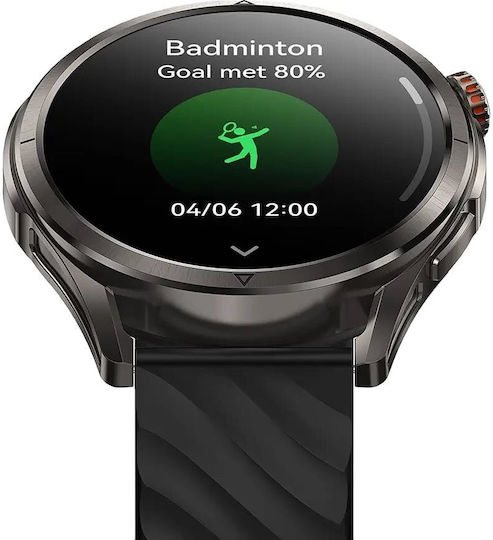 Kospet Magic R10 Stainless Steel Waterproof Smartwatch with Heart Rate Monitor Black