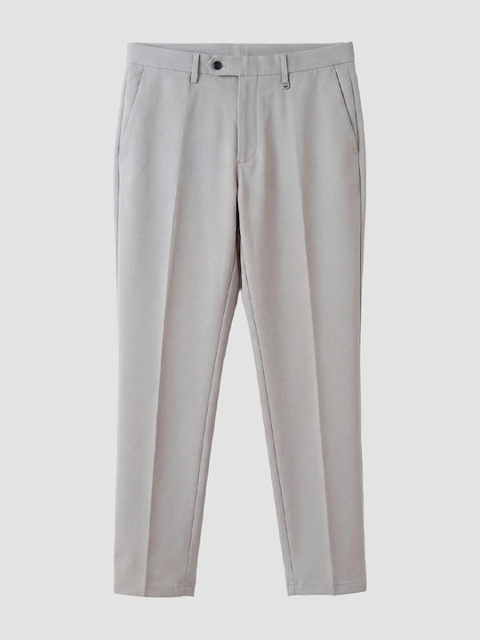 Herrenhosen Elastisches Slim Fit Grau