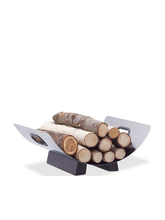 Relaxdays Inox Καλάθι Αποθήκευσης Ξύλων 16x33x41cm Γκρι Relaxdays Inox Καλάθι Αποθήκευσης Ξύλων 16x33x41cm Γκρι