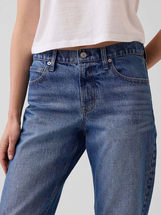 Damen Jeans Hosen Mid Rise in Schlank Passform