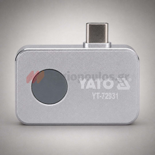 Yato Yt-72931 Handgehaltene Wärmebildkamera Usb-c 256×192 512×384 Super Resolution 25hz Makroobjektiv