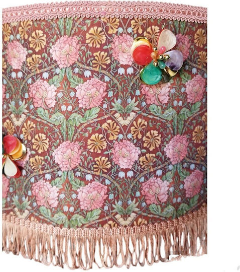 Retro Flowers Διαστάσεις Κρεμαστό Φωτιστικό με Ντουί E27 35x20εκ.