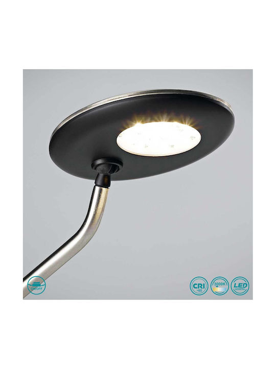Wofi Tyler LED Office Lamp with Foldable Arm in Silver Color