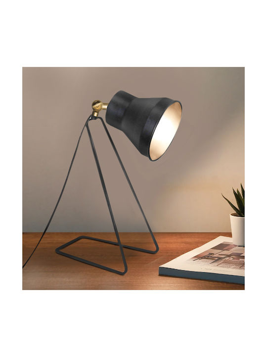 Megapap Collins Lumină de Birou pentru Soclu E14 în Culoarea Negru