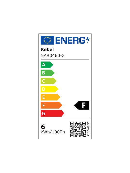 Rebel LED Φωτιστικό Γραφείου με Εύκαμπτο Βραχίονα σε Λευκό Χρώμα