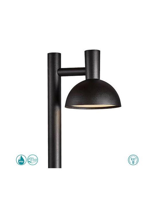 Nordlux Arki 100 Outdoor Floor Lamp Small Post IP54 for E27 Bulb Black