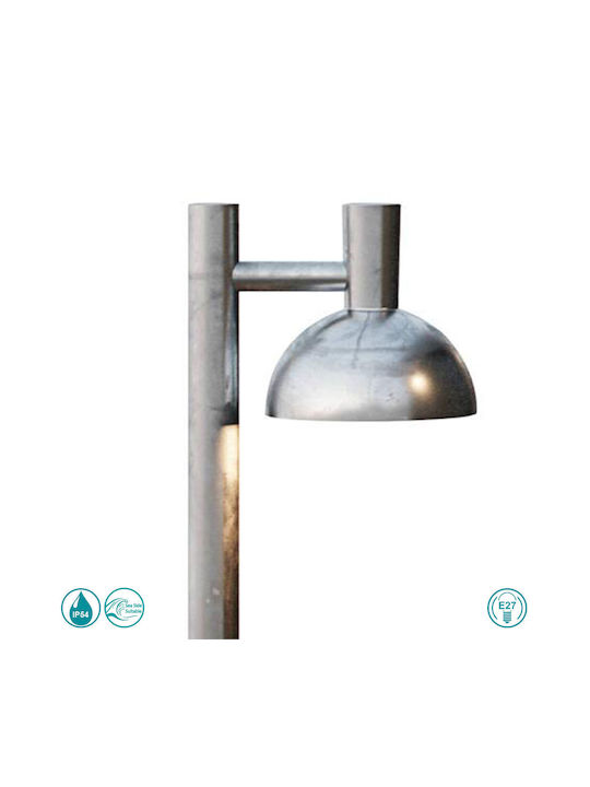 Nordlux Arki Outdoor Floor Lamp Small Post IP54 for E27 Silver