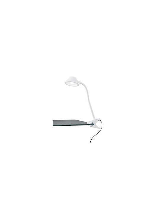 Trio Lighting LED Office Lamp with Flexible Arm in Gray Color