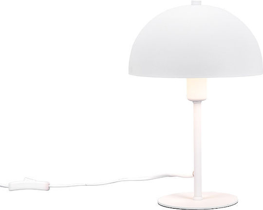 Trio Lighting Μεταλλικό Πορτατίφ για Ντουί E27 με Λευκό Καπέλο και Βάση