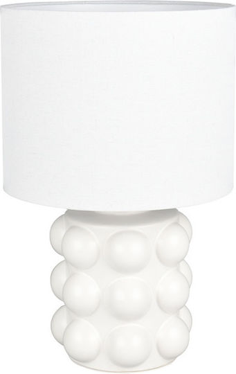 Trio Lighting Table Lamp for Socket E27 with White Shade and Base